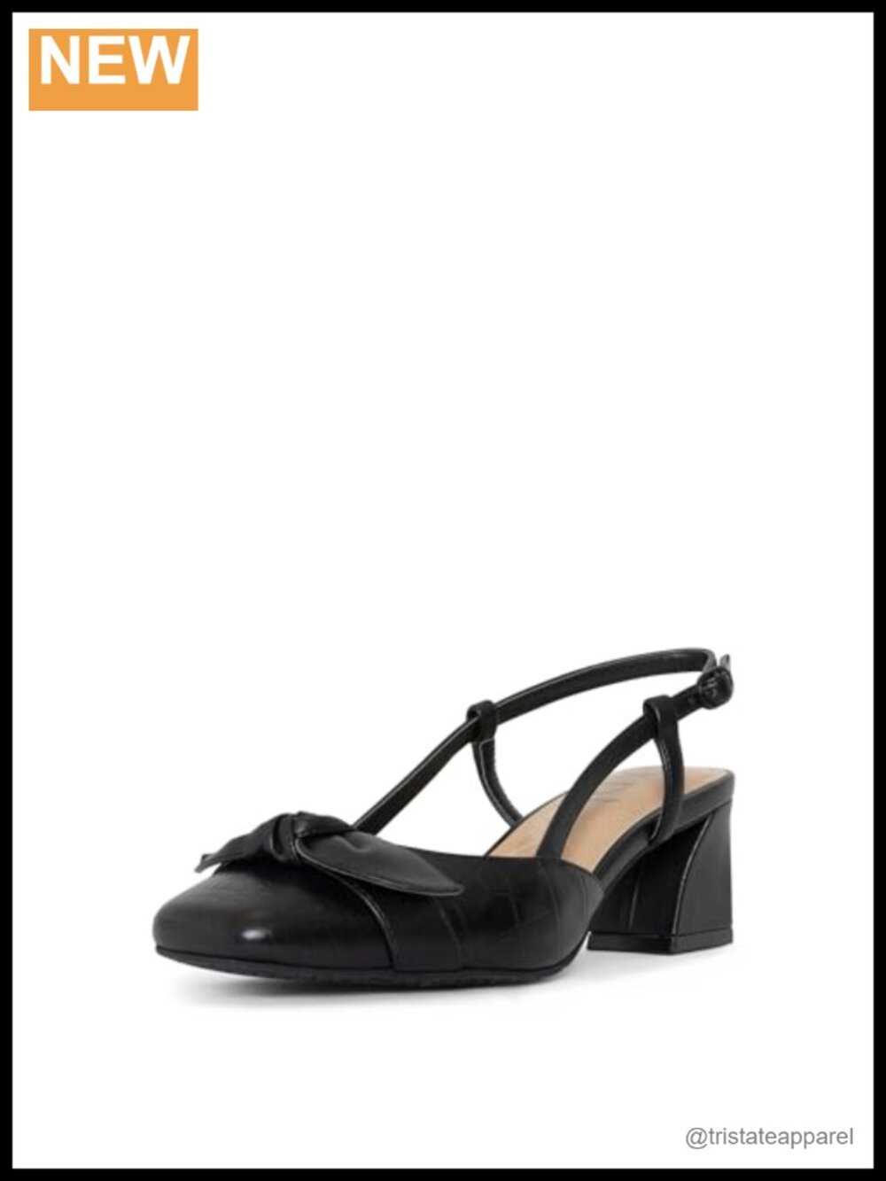 Crocco Leather Heels Flared Block Heel Ankle Strap Wedding Shoes